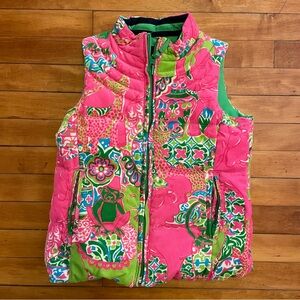 Lilly Pulitzer Pink and Green Kids Vest